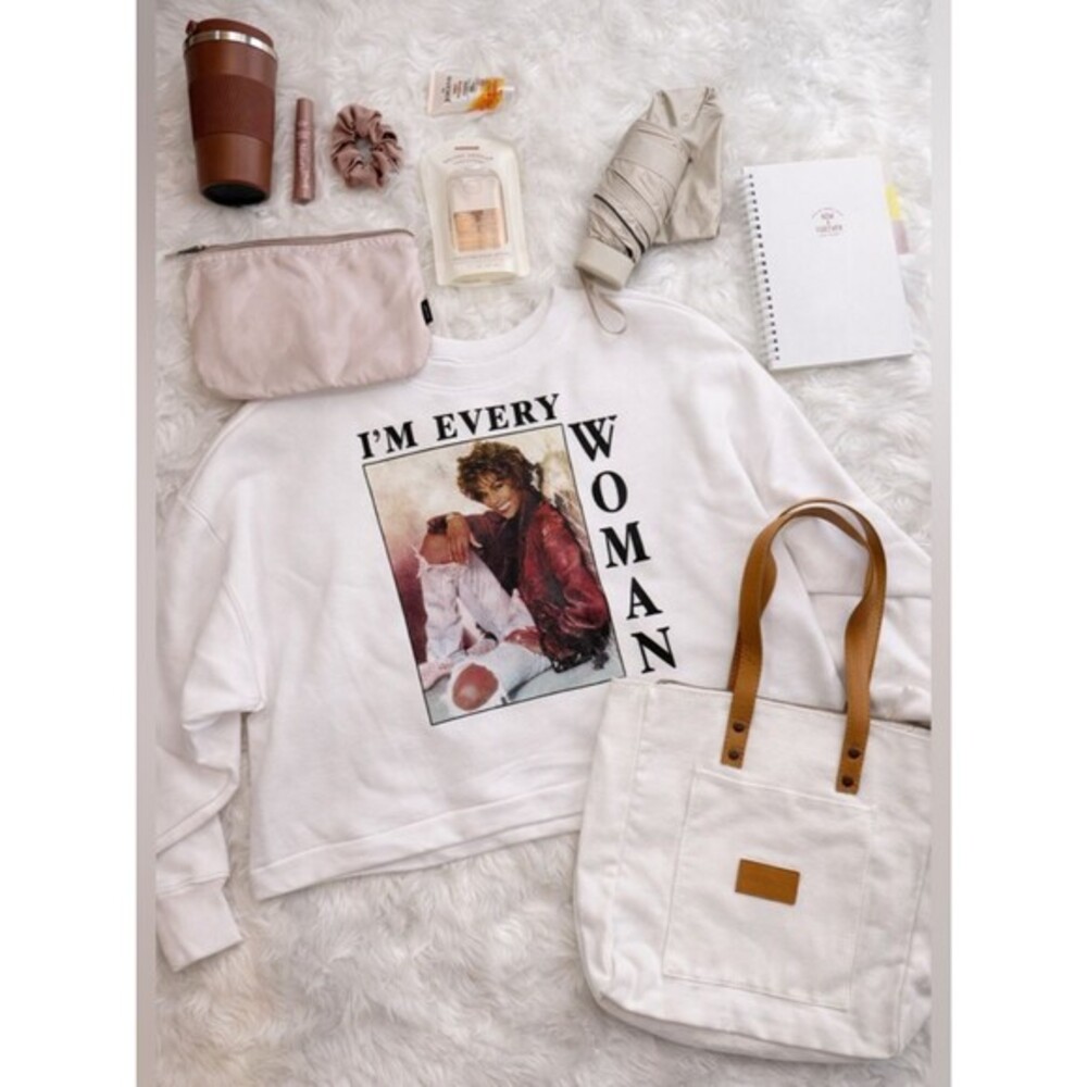 Cozy Neutral Lover Girl’s Perfect Errand Run Bundle Tan Beige Brown White Tote